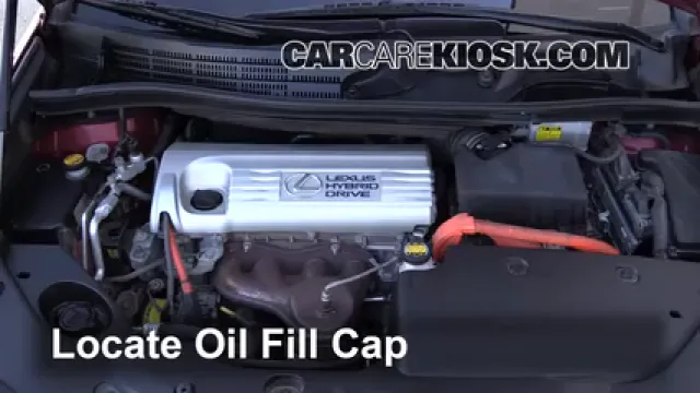 2010 Lexus HS250h Premium 2.4L 4 Cyl. Huile Ajouter de l'huile